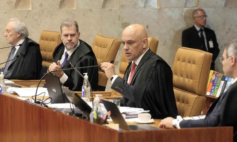 Alexandre de Moraes no plenrio do STF