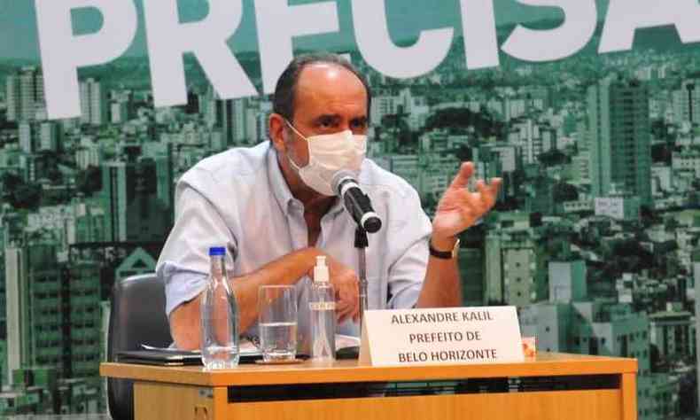 Prefeito Alexandre Kalil (PSD) decidiu no retomar reabertura do comrcio de BH na prxima segunda(foto: Gladyston Rodrigues/EM/D.A Press)