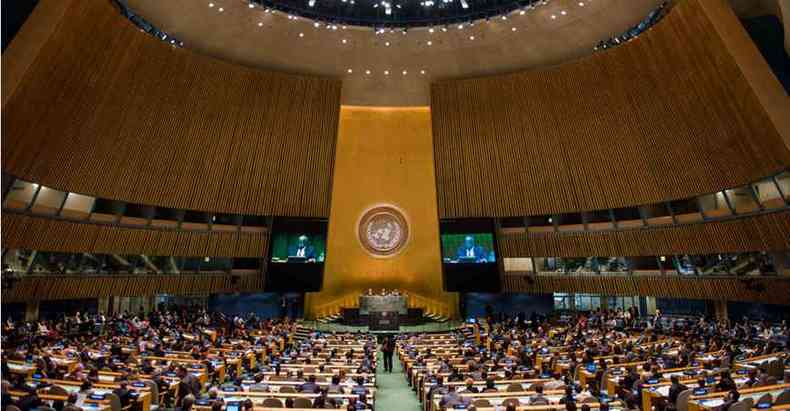 Assembleia-Geral da ONU, onde o presidente Bolsnaro far o discurso no dia 24(foto: Amanda Voisard/ONU)