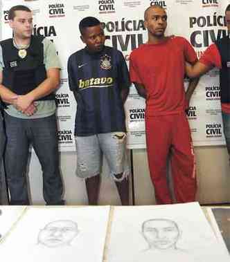 Luis Henrique Paulino e Gleisson Martins assumiram o crime(foto: Jair Amaral/em/D.a press)