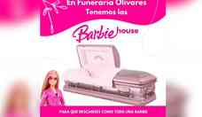 Funerria vende caixes temticos: 'Para que descanse como uma Barbie'
