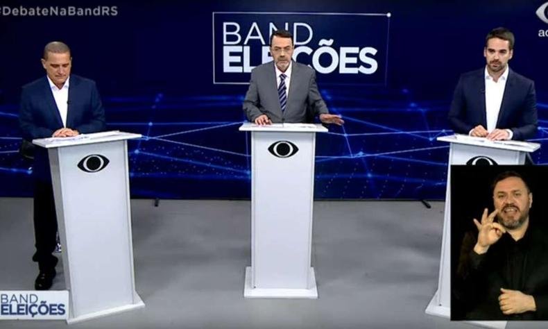 Onyx Lorenzoni (PL) e Eduardo Leite (PSDB) debatem na TV Bandeirantes(foto: Reprodução) Onyx Lorenzoni (PL) e Eduardo Leite (PSDB)