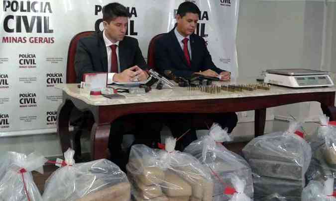 A meia tonelada de droga apreendida seria vendida durante o Carnaval, informou a Polcia Civil(foto: Polcia Civil/Divulgao)
