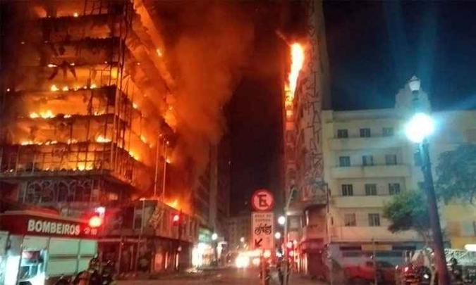 (foto: Divulgação/Bombeiros PMESP) (foto: Divulgação/Bombeiros PMESP)