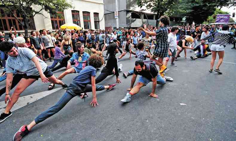 Gaymada: brincadeira libertria conquistou as ruas da capital (foto: Gladyston Rodrigues/EM/D.A Press %u2013 22/7/19)