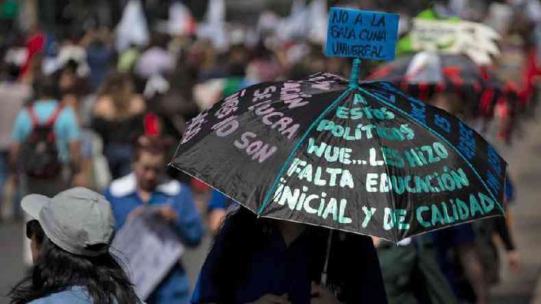 Os manifestantes dos massivos movimentos de rua exigiam a implementao de profundas reformas sociais(foto: Getty Images)