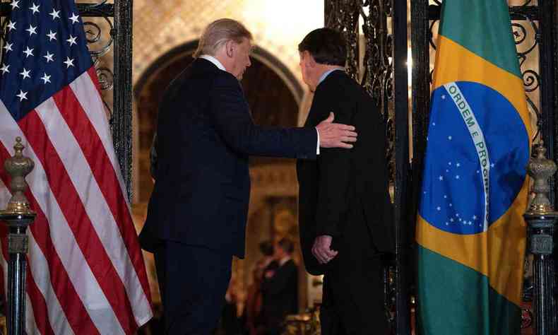 Derrota de Donald Trump pode trazer fortes impactos  poltica externa brasileira.(foto: Jim Watson/AFP)