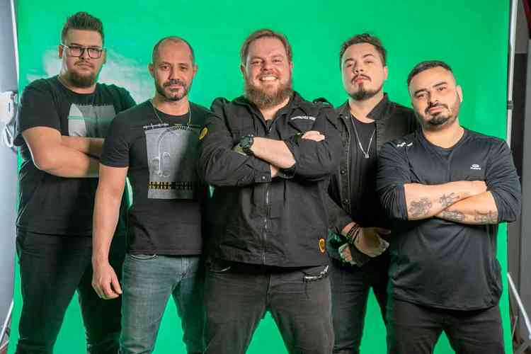 Msicos da banda Velotrol