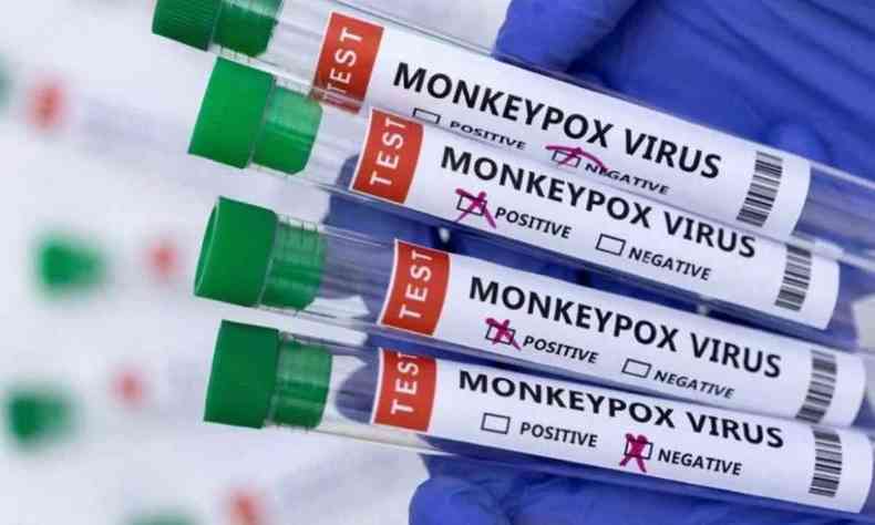 frasco de monkeypox