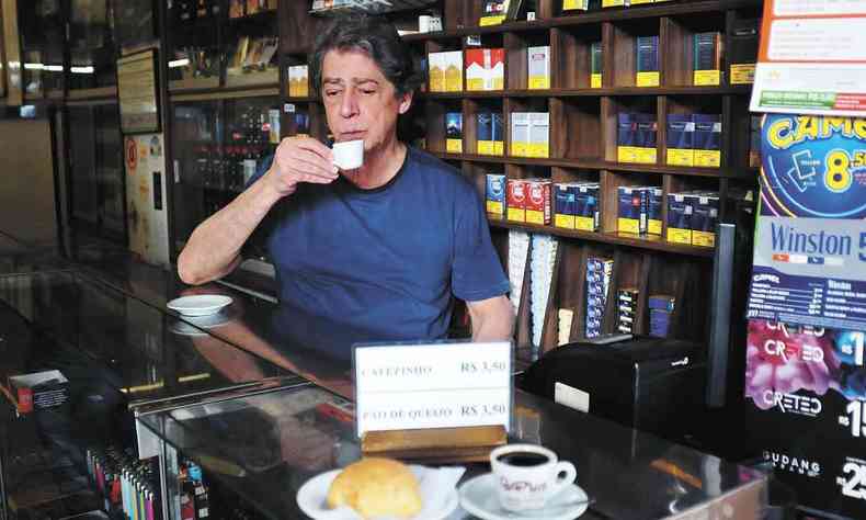Renato Moura Caldeira, dono do Café Nice