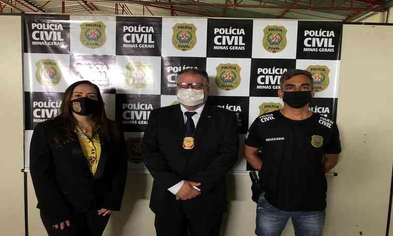 Polcia Civil faz coletiva para explicar o feminicdio(foto: PCMG/divulgao)