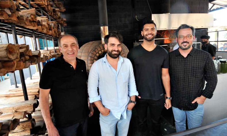 Os sócios Idel Yarochewsky, Henrique Benerick, Matheus Melvin e Eduardo Faleiro(foto: Gladyston Rodrigues/EM/D.A ) sócio