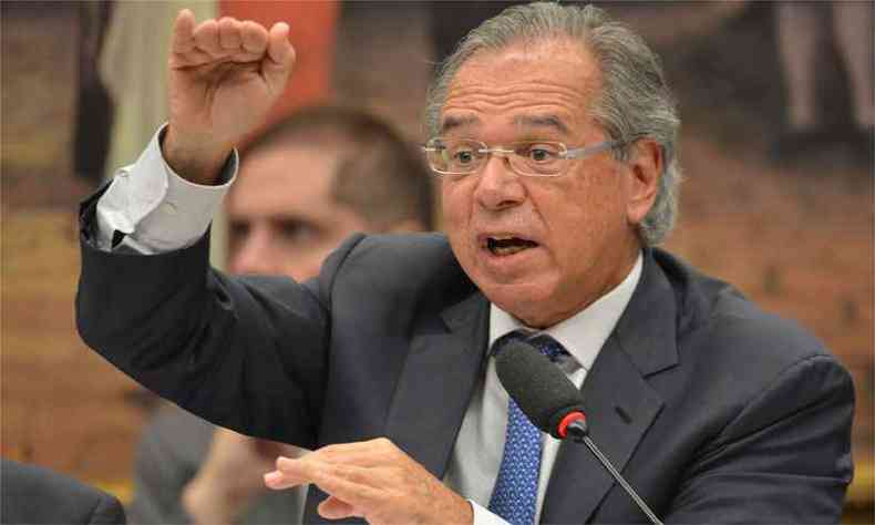 Ministro Paulo Guedes disse que s pode fazer %u201Cmovimentos%u201D de ajuda aos estados e municpios se tiver garantia de que a reforma da Previdncia ser aprovada(foto: Fbio Rodrigues Pozzebom/Agncia Brasil )