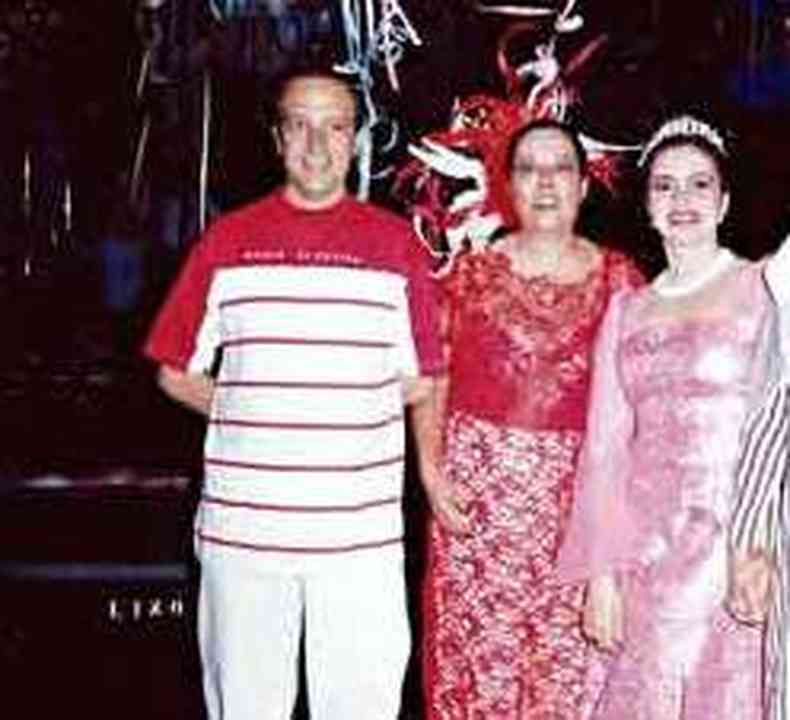 Márcio Machado, Cleide Gosling e Isabela