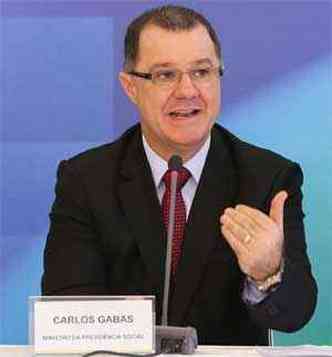 Ex-ministro da Previdncia Carlos Gabas(foto: Lula Marques/ Agncia PT)