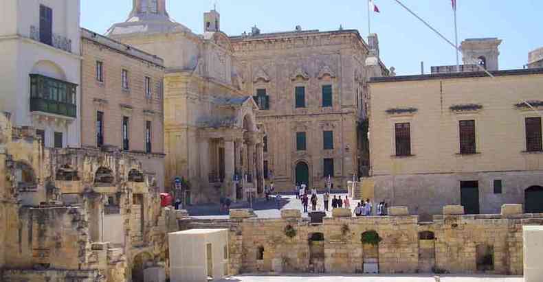 Runas da pera Real de Valleta, capital de Malta(foto: Troovel.com/Reproduo)