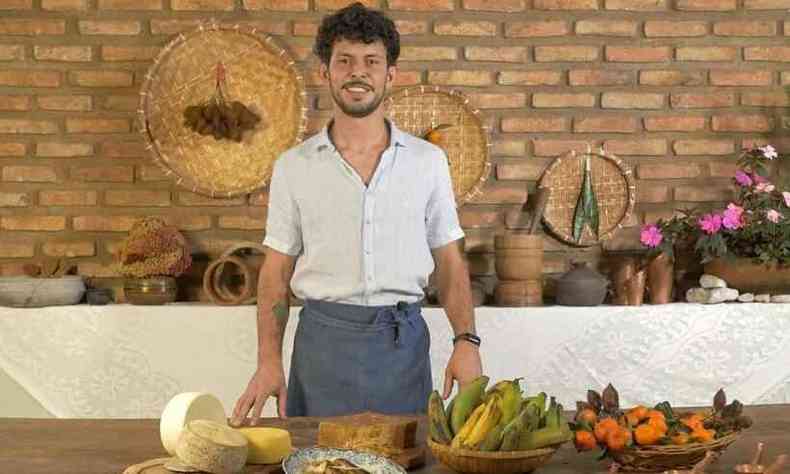 Chef Igor Anaxgoras vai apresentar a receita Banana Chica da Silva durante a Festa do Queijo do Serro