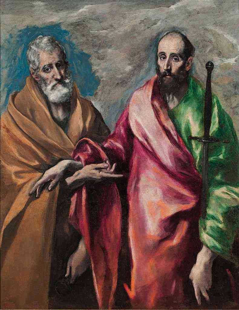 So Pedro e So Paulo, pintados por El Greco no Renascimento