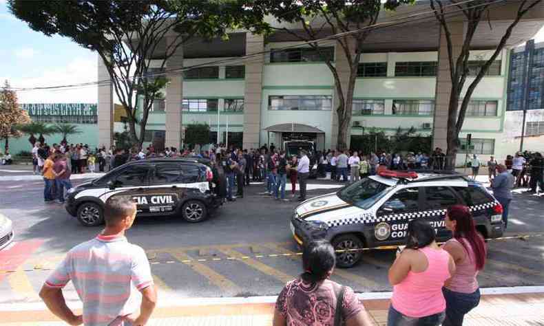 Em maio, mulher foi assassinada pelo ex dentro da Cmara Municipal de Contagem(foto: Edsio Ferreira/EM/DA Press)