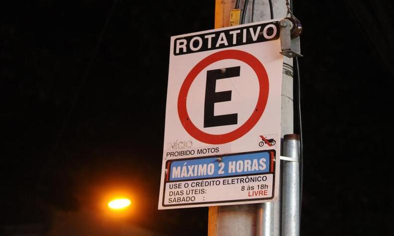 estacionamento rotativo em Belo Horizonte