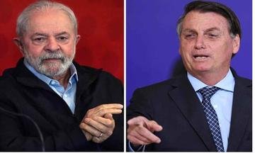 Lula (PT) e Jair Bolsonaro (PL)