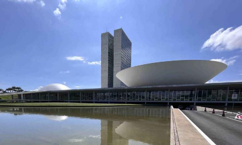 Sete deputados federais são acusados quebra do decoro parlamentar(foto: Leonardo Sá/Agência Senado) Prédio do congresso nacional, em Brasília