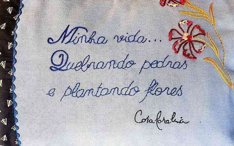 Nos versos bordados, o legado da poetisa brasileira Cora Coralina(foto: Renato Alves/CBD.A. Press)