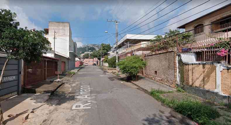 Crime ocorreu de madrugada no Bairro Paraso(foto: Reproduo/Google Street View)