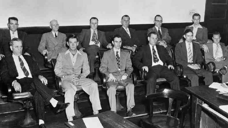 Jri do novo julgamento de Walter Irvin em 1952