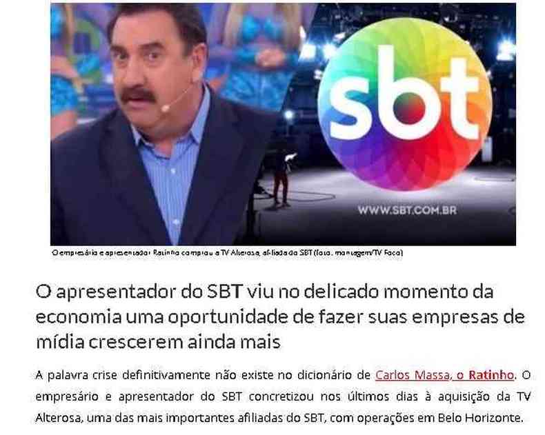 Notcia falsa tem at erro de portugus no primeiro pargrafo(foto: Reproduo/TVOfoco)