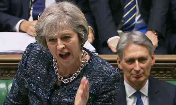 A primeira-ministra, Theresa May. Calendrio do Brexit  mantido apesar da deciso da Suprema Corte (foto: AFP PHOTO )