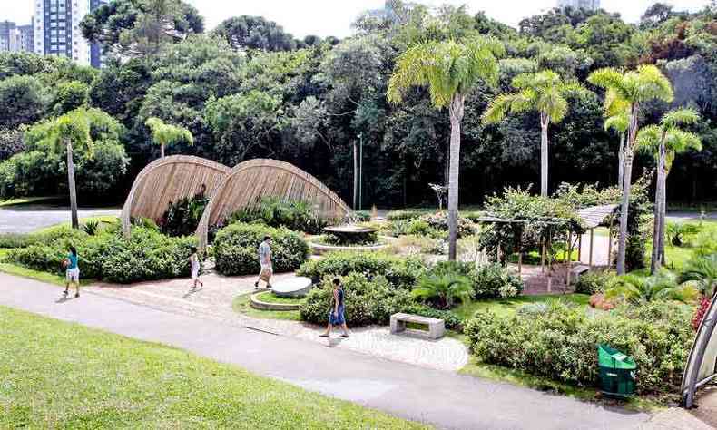 O Jardim Botânico é outro destino verde na capital paranaense(foto: Ricardo Almeida/SMCS)