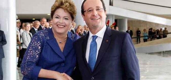 A presidente afirmou ainda que concordou com François Hollande(foto) sobre A presidente afirmou ainda que concordou com François Hollande(foto) sobre