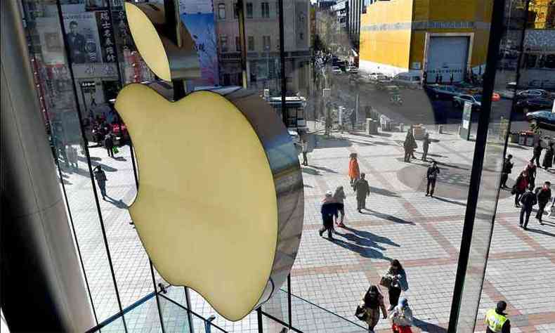 A Apple controla sua loja de aplicativos na China com mos de ferro, algo que no faz em nenhum lugar do mundo(foto: Hector Retamal/AFP 10/5/19 )