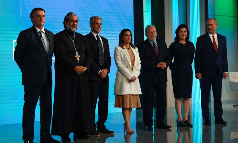 O principal tema do primeiro bloco foi a corrupo, citada majoritariamente para ataques a Lula