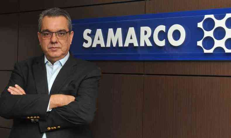 O presidente da Samarco, Roberto Carvalho, diz estar otimista quanto  retomada dos trabalhos(foto: Jair Amaral/EM/D.A Press)