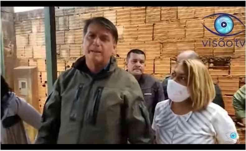 Bolsonaro em live com venezuelanas
