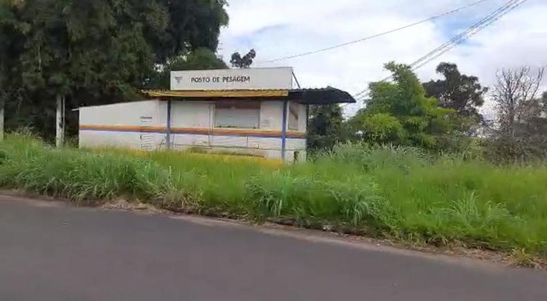 A balança na rodovia vai passar por reformas(foto: Vinícius Lemos) A balança na rodovia vai passar por reformas