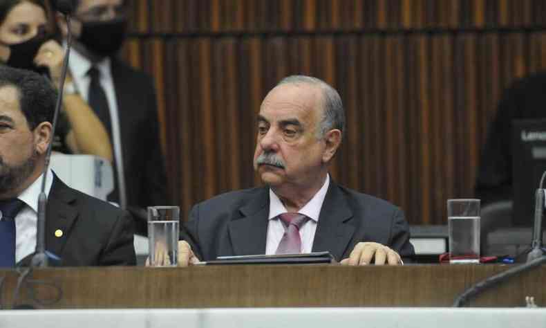 Fuad Noman (PSD), novo prefeito de Belo Horizonte, em sua posse na Cmara de BH nesta tera-feira (29/3)