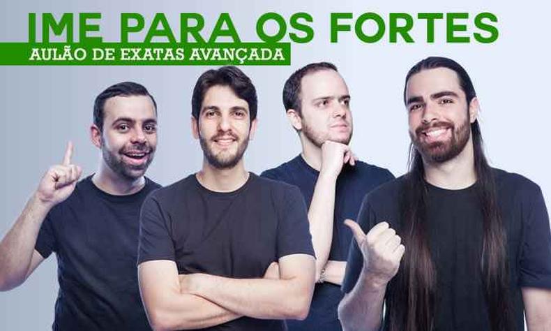 Aulão de exatas com conteúdo avançado para o ITA, IME e outros vestibulares militares.(foto: Divulgação) Aulão de exatas com conteúdo avançado para o ITA, IME e outros vestibulares militares.(foto: Divulgação)