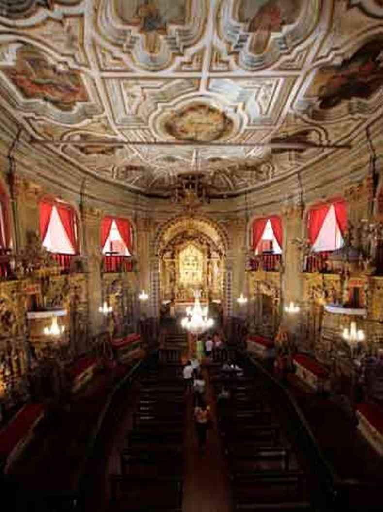 Interior da Baslica de Nossa Senhora do Pilar