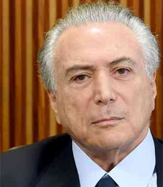 Presidente em exerccio Michel Temer(foto: Evaristo S)