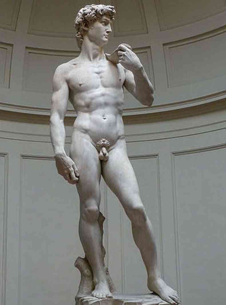 Obra de Michelangelo est em museu de Florena(foto: Wikimedia commons)