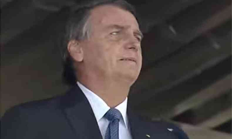Jair Bolsonaro marcou presena em evento militar no interior de SP