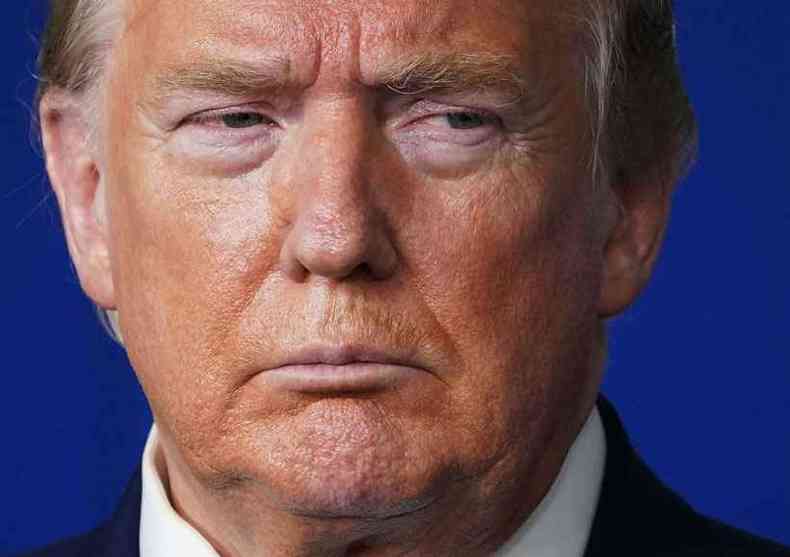 'Desejo-lhe o melhor', disse Trump  imprensa na Casa Branca(foto: MANDEL NGAN / AFP)