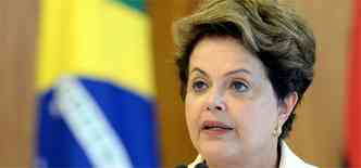 Dilma se mostrou esperanosa com a seleo ao comentar o empate com o Mxico nesta tera-feira(foto: AFP PHOTO / Evaristo SA )