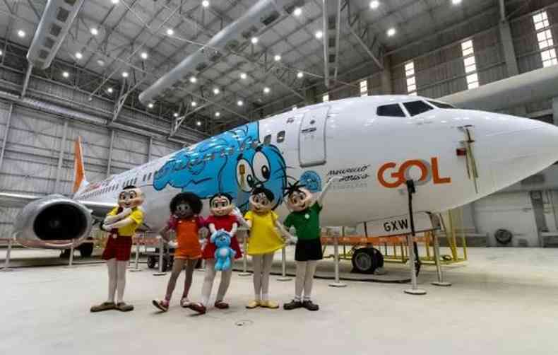 Companhia Azul divulga o design do avião Pato Donald