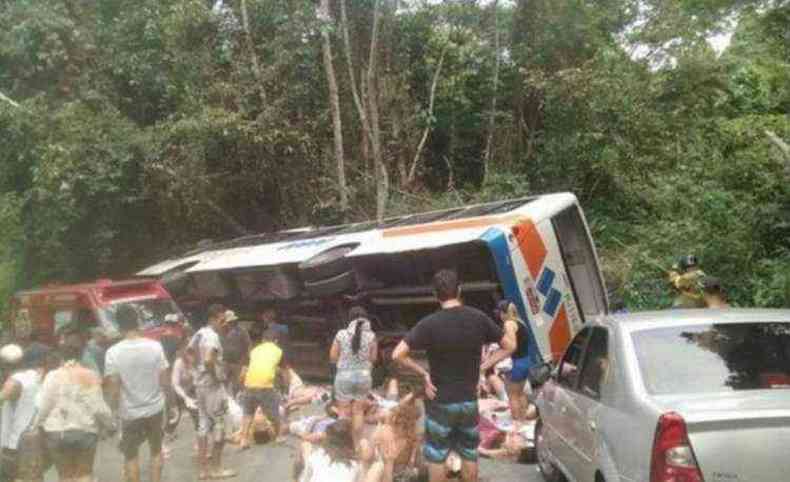 Acidente deixou 15 mortos e outros 62 pessoas feridas(foto: Reproduo )