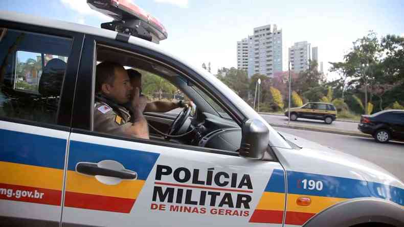 Veículo da Polícia Militar de Minas Gerais