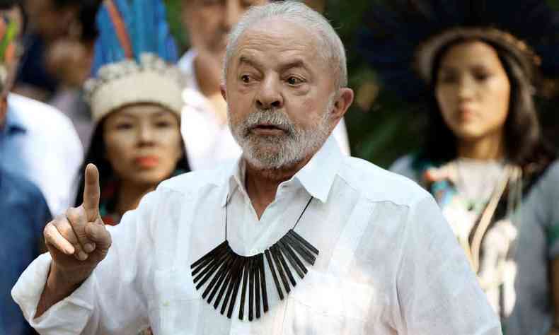 O presidente Luiz Incio Lula da Silva (PT) falou em vencer ao brincar com a coordenao da campanha